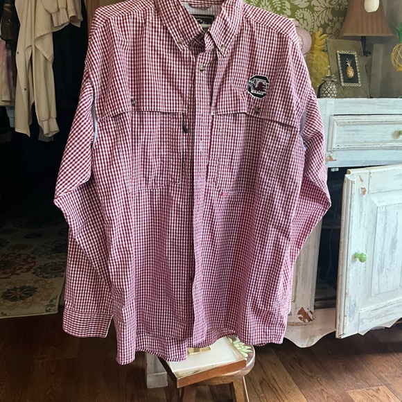 Drake size large longsleeved South Carolina gamecock button up - Picture 1 of 6